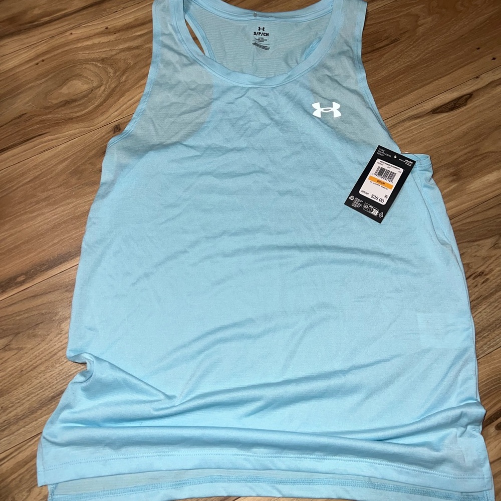 Under Armour Sky Blue Performance Racerback Tank